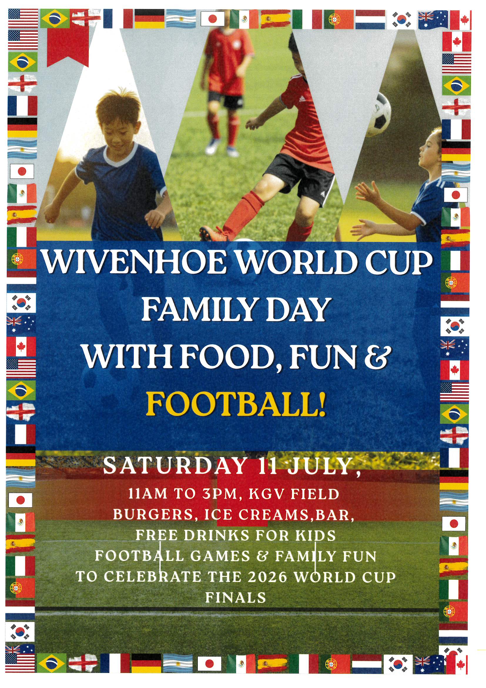 Wivenhoe World Cup Family Day